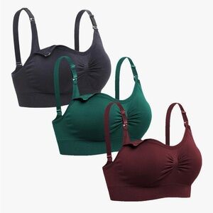 Nursing bra set of 4, size small